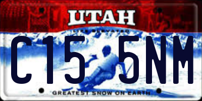 UT license plate C155NM