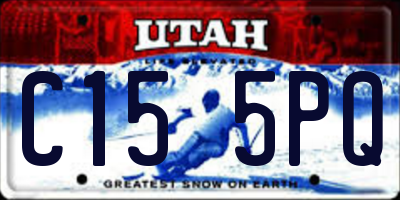 UT license plate C155PQ