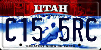 UT license plate C155RC