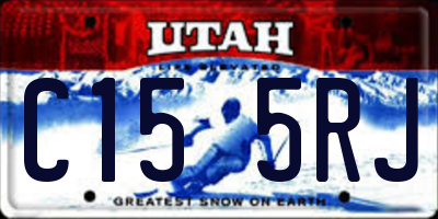 UT license plate C155RJ