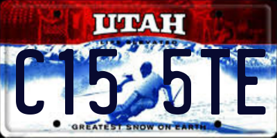 UT license plate C155TE