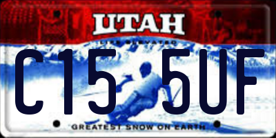 UT license plate C155UF