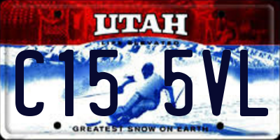 UT license plate C155VL