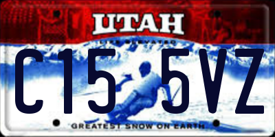 UT license plate C155VZ