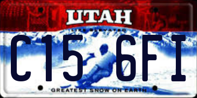 UT license plate C156FI