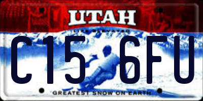 UT license plate C156FU
