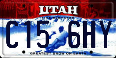 UT license plate C156HY