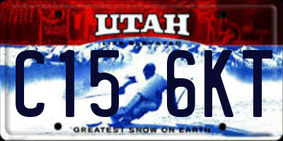 UT license plate C156KT