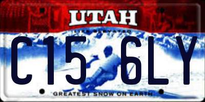 UT license plate C156LY