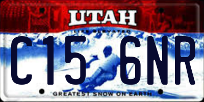 UT license plate C156NR