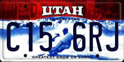 UT license plate C156RJ