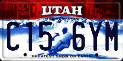 UT license plate C156YM