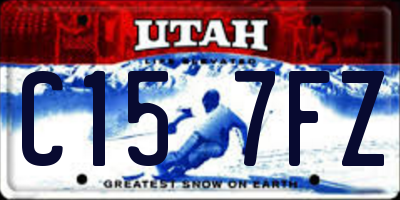 UT license plate C157FZ