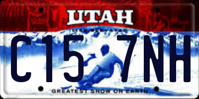 UT license plate C157NH