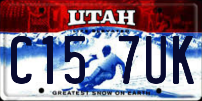 UT license plate C157UK