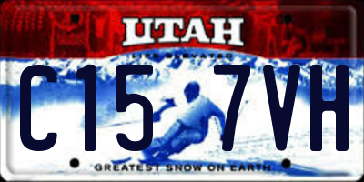 UT license plate C157VH