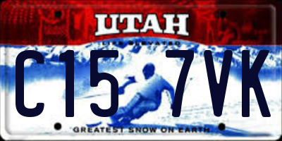 UT license plate C157VK