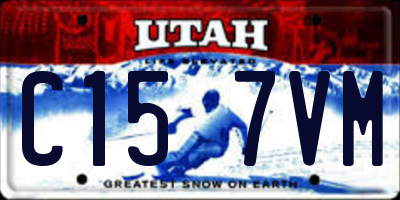UT license plate C157VM
