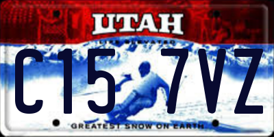 UT license plate C157VZ
