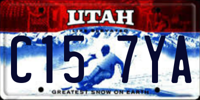 UT license plate C157YA