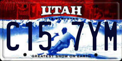 UT license plate C157YM