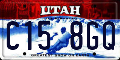 UT license plate C158GQ