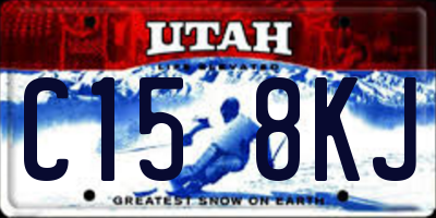 UT license plate C158KJ