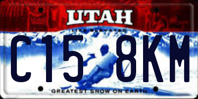 UT license plate C158KM