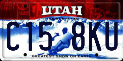 UT license plate C158KU