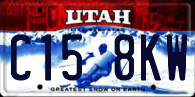 UT license plate C158KW