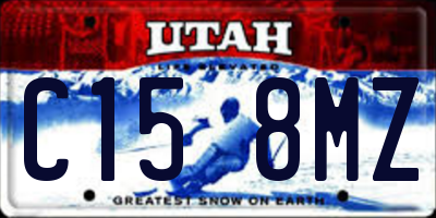 UT license plate C158MZ