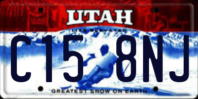 UT license plate C158NJ