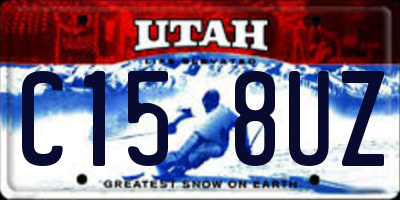 UT license plate C158UZ