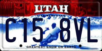 UT license plate C158VL