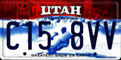 UT license plate C158VV