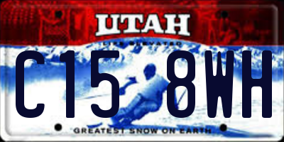 UT license plate C158WH