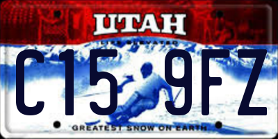 UT license plate C159FZ