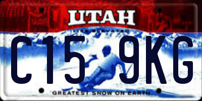 UT license plate C159KG
