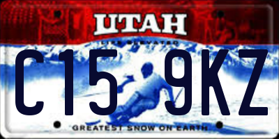 UT license plate C159KZ
