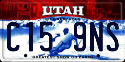 UT license plate C159NS