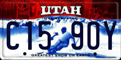 UT license plate C159OY
