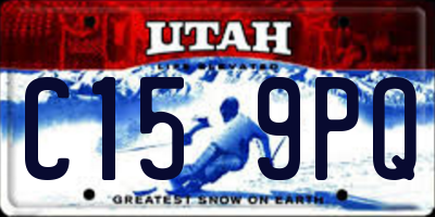 UT license plate C159PQ