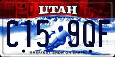 UT license plate C159QF
