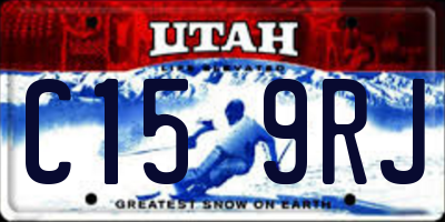 UT license plate C159RJ