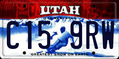 UT license plate C159RW