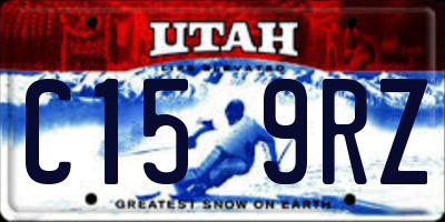 UT license plate C159RZ