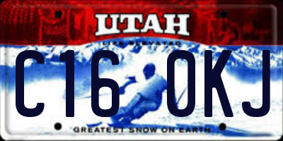 UT license plate C160KJ