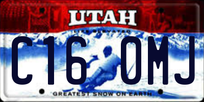 UT license plate C160MJ