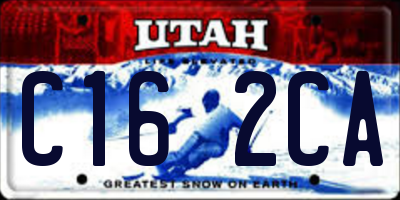 UT license plate C162CA