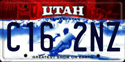 UT license plate C162NZ